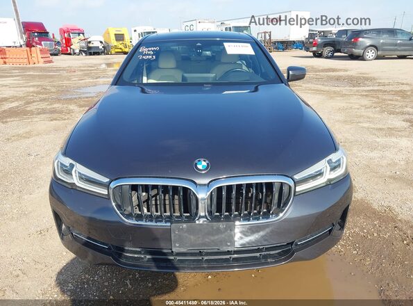 WBA53BH09MWX10107 2021 BMW 5 SERIES Black Rear interior view
