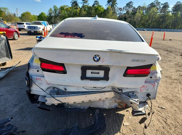WBA53BH0XMWX24811 2021 BMW 5 SERIES White Widok z tyłu