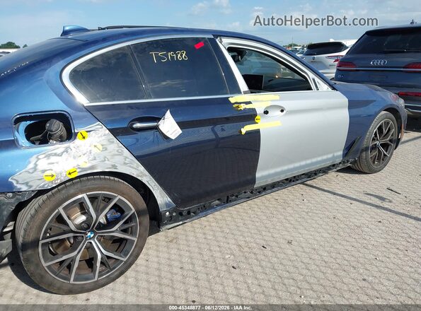 WBA53BJ00NWX50460 2022 BMW 5 SERIES Blue 