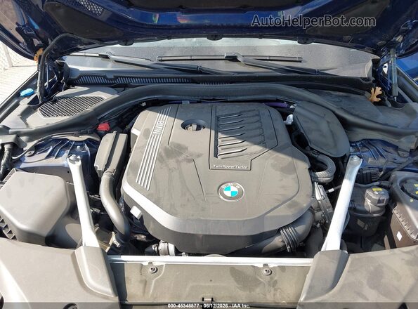 WBA53BJ00NWX50460 2022 BMW 5 SERIES Blue Vista trasera