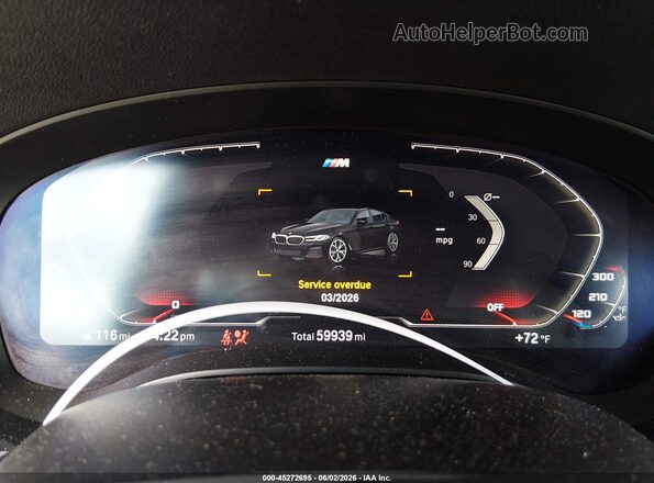 WBA53BJ01MCG87176 2021 BMW 5 SERIES Black Հետևի նստատեղերի տեսք