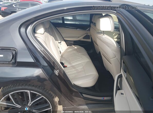 WBA53BJ03MCG07392 2021 BMW 5 SERIES Gray VIN կոդի պիտակի տեսք