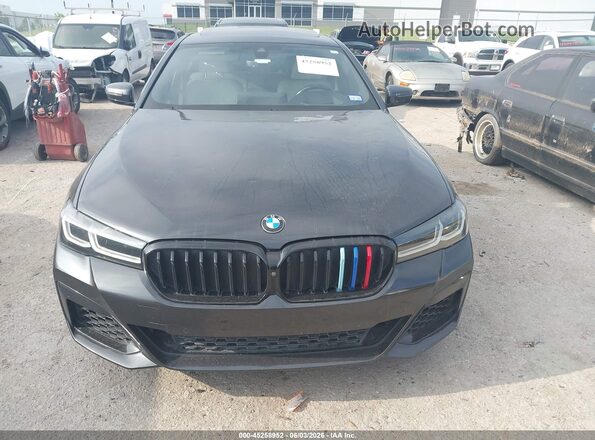 WBA53BJ03MCG07392 2021 BMW 5 SERIES Gray Սարքավորումների վահանակի տեսք