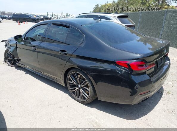 WBA53BJ03MWW88504 2021 BMW 5 SERIES Black Tył lewy