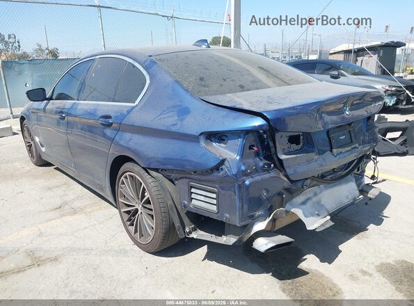 WBA53BJ03PWX99767 2023 BMW 5 SERIES Blue Հետևի ձախ