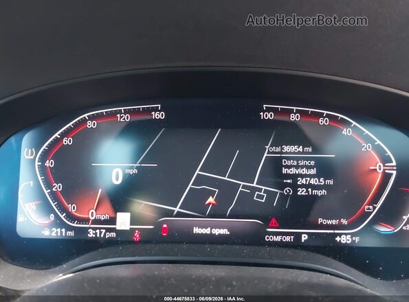 WBA53BJ03PWX99767 2023 BMW 5 SERIES Blue Հետևի նստատեղերի տեսք