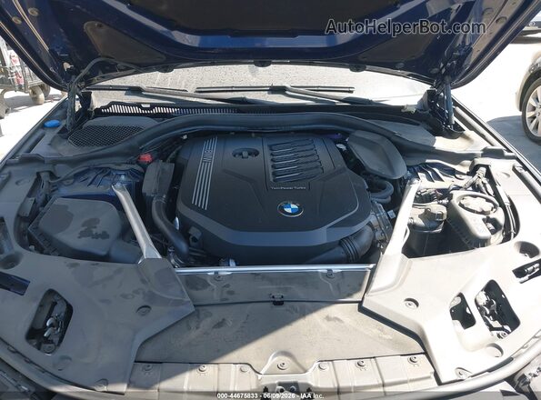 WBA53BJ03PWX99767 2023 BMW 5 SERIES Blue Հետևի տեսք