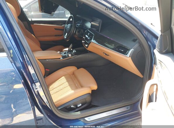 WBA53BJ03PWX99767 2023 BMW 5 SERIES Blue Սալոնի դիմացի տեսք