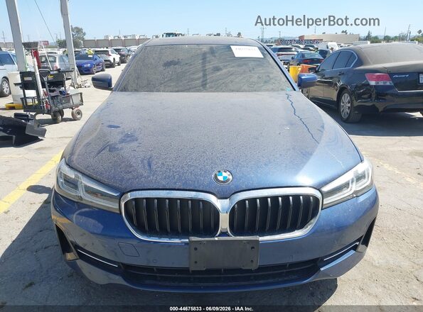 WBA53BJ03PWX99767 2023 BMW 5 SERIES Blue Սարքավորումների վահանակի տեսք