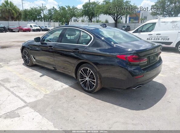WBA53BJ09PCM87244 2023 BMW 5 SERIES Black Задня ліва чверть