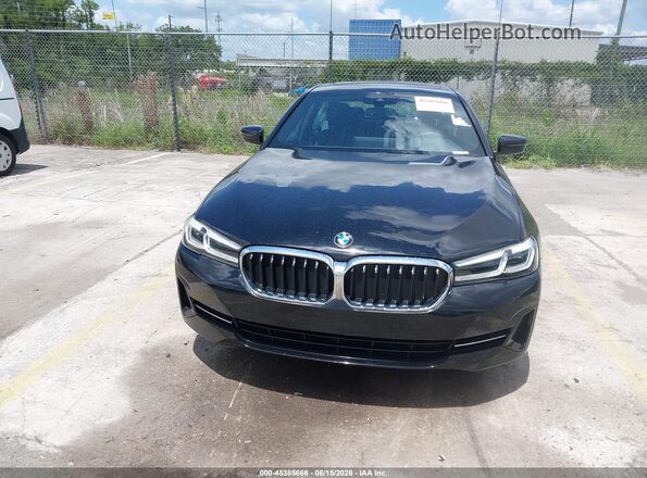 WBA53BJ09PCM87244 2023 BMW 5 SERIES Black Вид щитка приладів