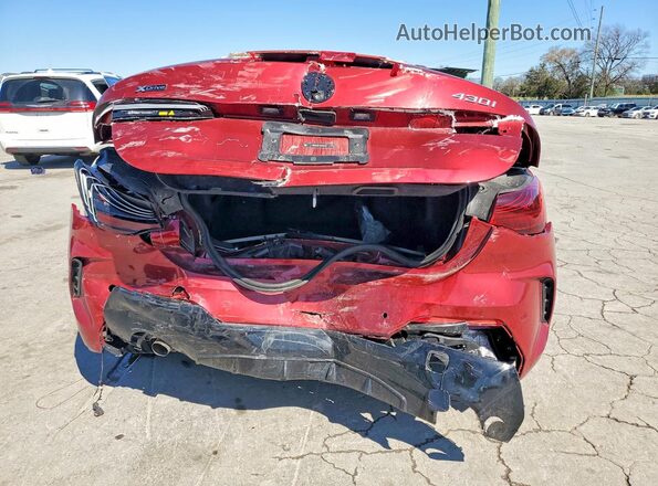 WBA53DB01TCW85319 2026 BMW 4 SERIES Red უკანა ხედი