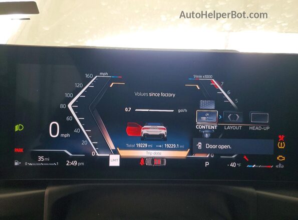 WBA53DB0XTCV58729 2026 BMW OTHER White Widok zestawu wskaźników