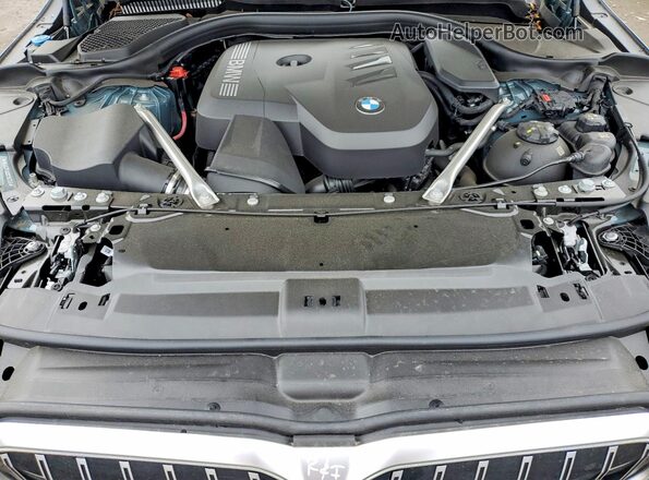 WBA53FJ00SCT65758 2025 BMW 5 SERIES Teal Widok wnętrza z tyłu