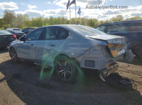 WBA53FJ03SCU28481 2025 BMW 5 SERIES Gray Rear left