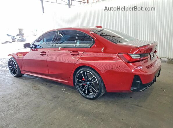 WBA53FT0XTFW64137 2026 BMW M3 Красный Задняя левая четверть