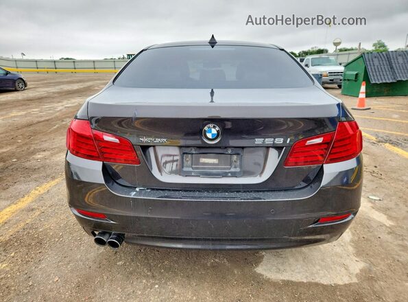 WBA5A5C51GD528962 2016 BMW 5 SERIES Black Widok z tyłu