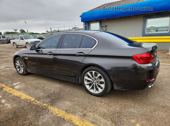 WBA5A5C51GD528962 2016 BMW 5 SERIES Black Tył lewy