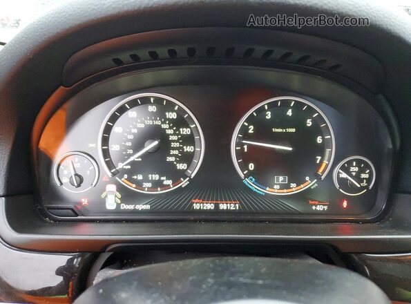 WBA5A5C53GG349708 2016 BMW 5 SERIES Черный Вид щитка приборов