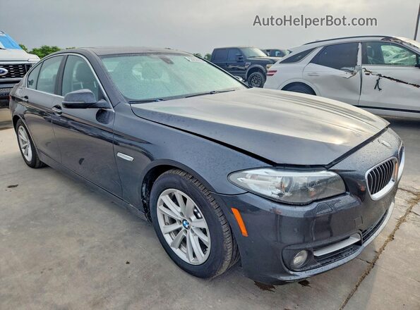 WBA5A5C55GD526437 2016 BMW 5 SERIES Black Przód prawy