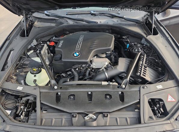WBA5A5C55GD526437 2016 BMW 5 SERIES Black Widok wnętrza z tyłu