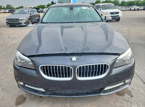 WBA5A5C55GD526437 2016 BMW 5 SERIES Black Widok z przodu