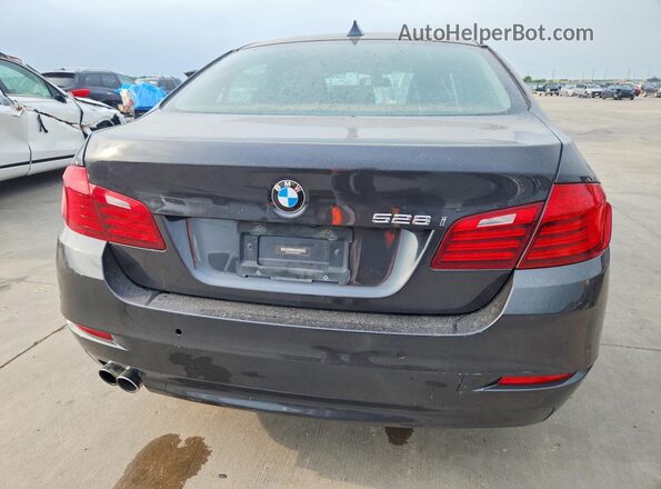WBA5A5C55GD526437 2016 BMW 5 SERIES Black Widok z tyłu