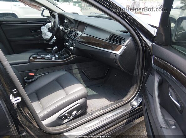 WBA5A5C55GG352965 2016 BMW 5 SERIES Black წინა სალონის ხედი