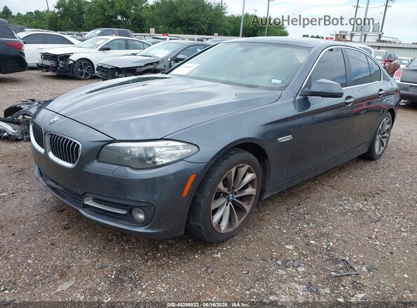 WBA5A5C55GG354246 2016 BMW 5 SERIES Gray Передня ліва чверть