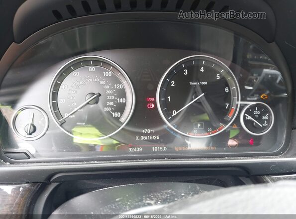 WBA5A5C55GG354246 2016 BMW 5 SERIES Gray Вид задніх сидінь