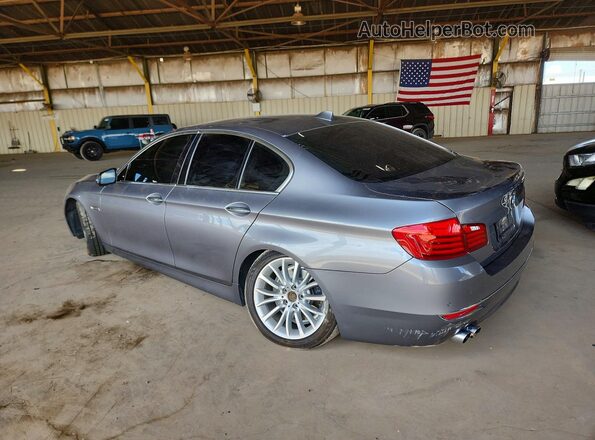 WBA5A5C56GG352439 2016 BMW 5 SERIES Gray Trasero izquierdo