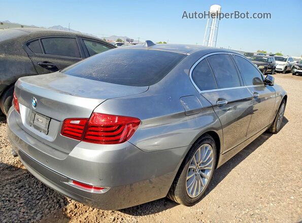 WBA5A5C56GG352439 2016 BMW 5 SERIES Gray Trasero derecho