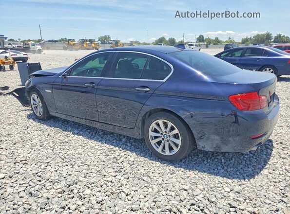 WBA5A5C58GG349168 2016 BMW 5 SERIES Blue Trasero izquierdo