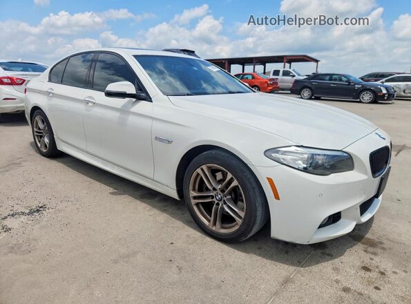 WBA5A5C5XGD529379 2016 BMW 5 SERIES White Front right