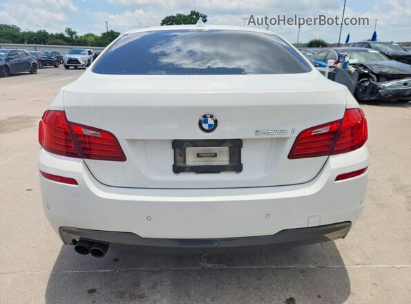 WBA5A5C5XGD529379 2016 BMW 5 SERIES White Rear view