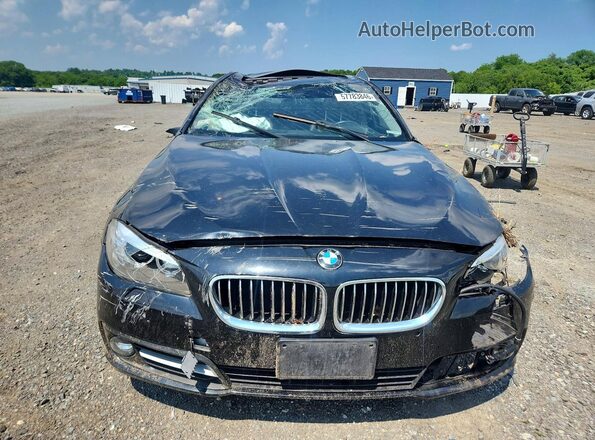 WBA5A7C51GG147686 2016 BMW 5 SERIES Black Vista frontal