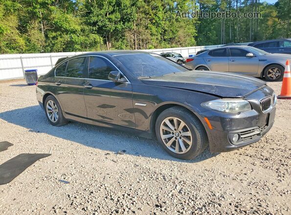 WBA5A7C51GG148868 2016 BMW 5 SERIES Black Передня права чверть