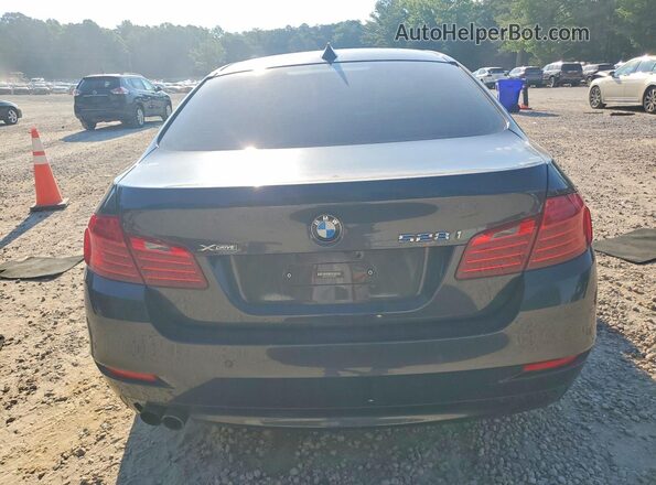 WBA5A7C51GG148868 2016 BMW 5 SERIES Black Вид ззаду
