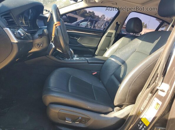WBA5A7C51GG148868 2016 BMW 5 SERIES Black Вид салону спереду