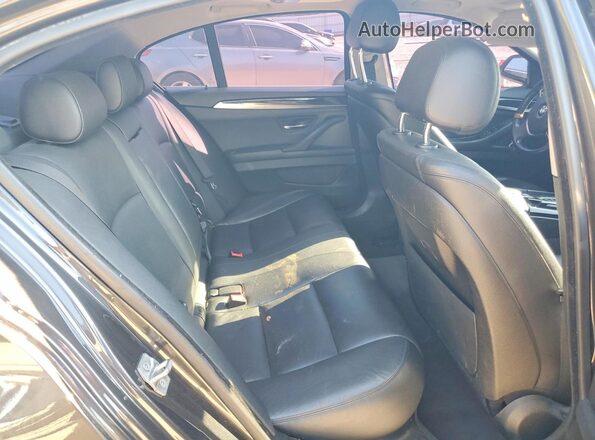 WBA5A7C51GG148868 2016 BMW 5 SERIES Black Вид задніх сидінь