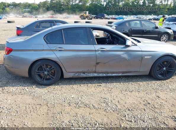 WBA5A7C52GG152461 2016 BMW 5 SERIES Gray უკანა სალონის ხედი