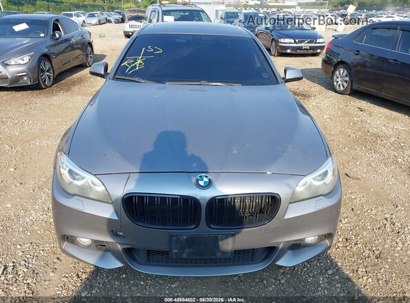 WBA5A7C52GG152461 2016 BMW 5 SERIES Gray ხელსაწყოთა პანელის ხედი