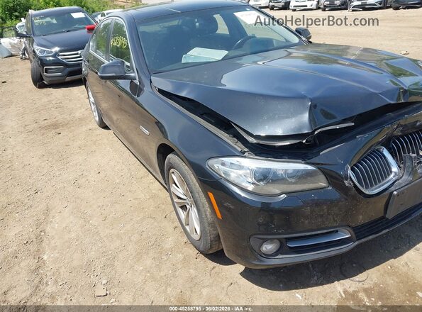 WBA5A7C53GG146250 2016 BMW 5 SERIES Black Widok z przodu