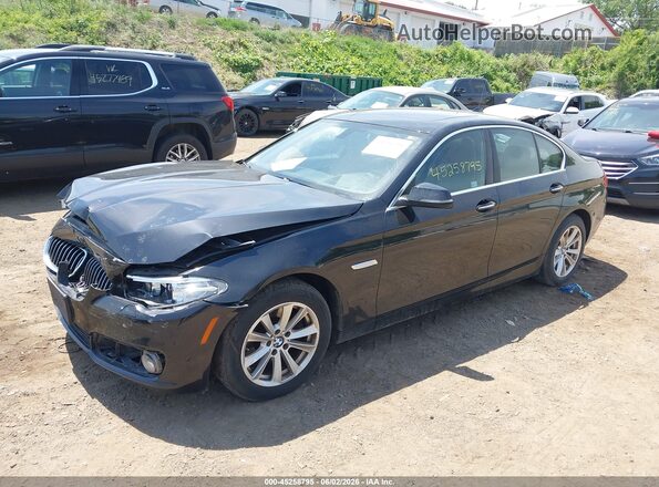 WBA5A7C53GG146250 2016 BMW 5 SERIES Black Przód lewy