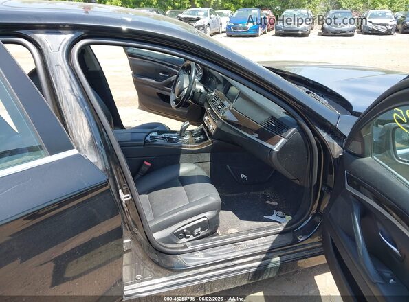 WBA5A7C53GG146250 2016 BMW 5 SERIES Black Widok wnętrza z przodu