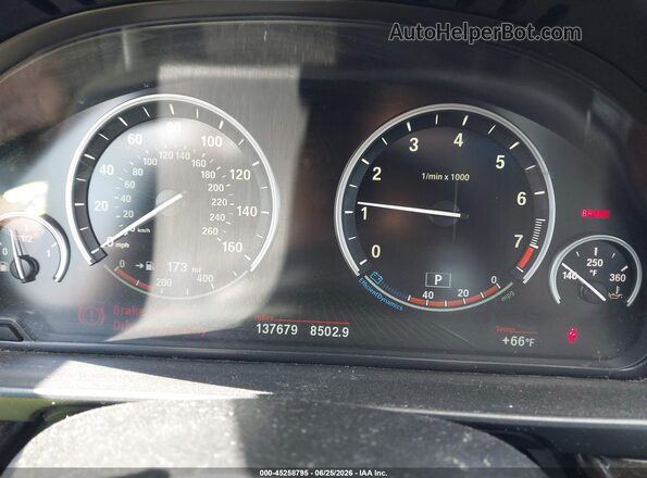 WBA5A7C53GG146250 2016 BMW 5 SERIES Black Widok tylnych siedzeń