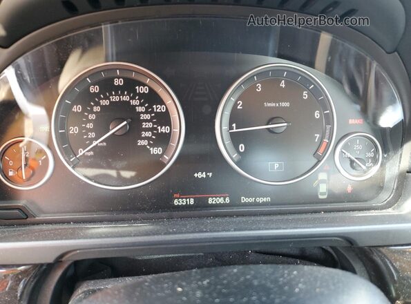 WBA5A7C53GG151772 2016 BMW 5 SERIES White ხელსაწყოთა პანელის ხედი