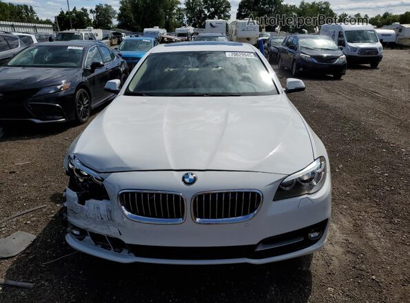 WBA5A7C53GG151772 2016 BMW 5 SERIES White წინა ხედი