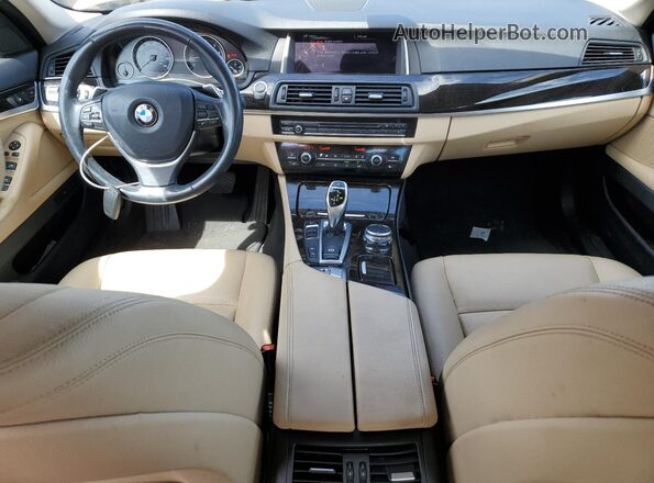 WBA5A7C53GG151772 2016 BMW 5 SERIES White წინა პანელის ხედი