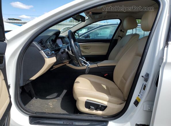 WBA5A7C53GG151772 2016 BMW 5 SERIES White წინა სალონის ხედი